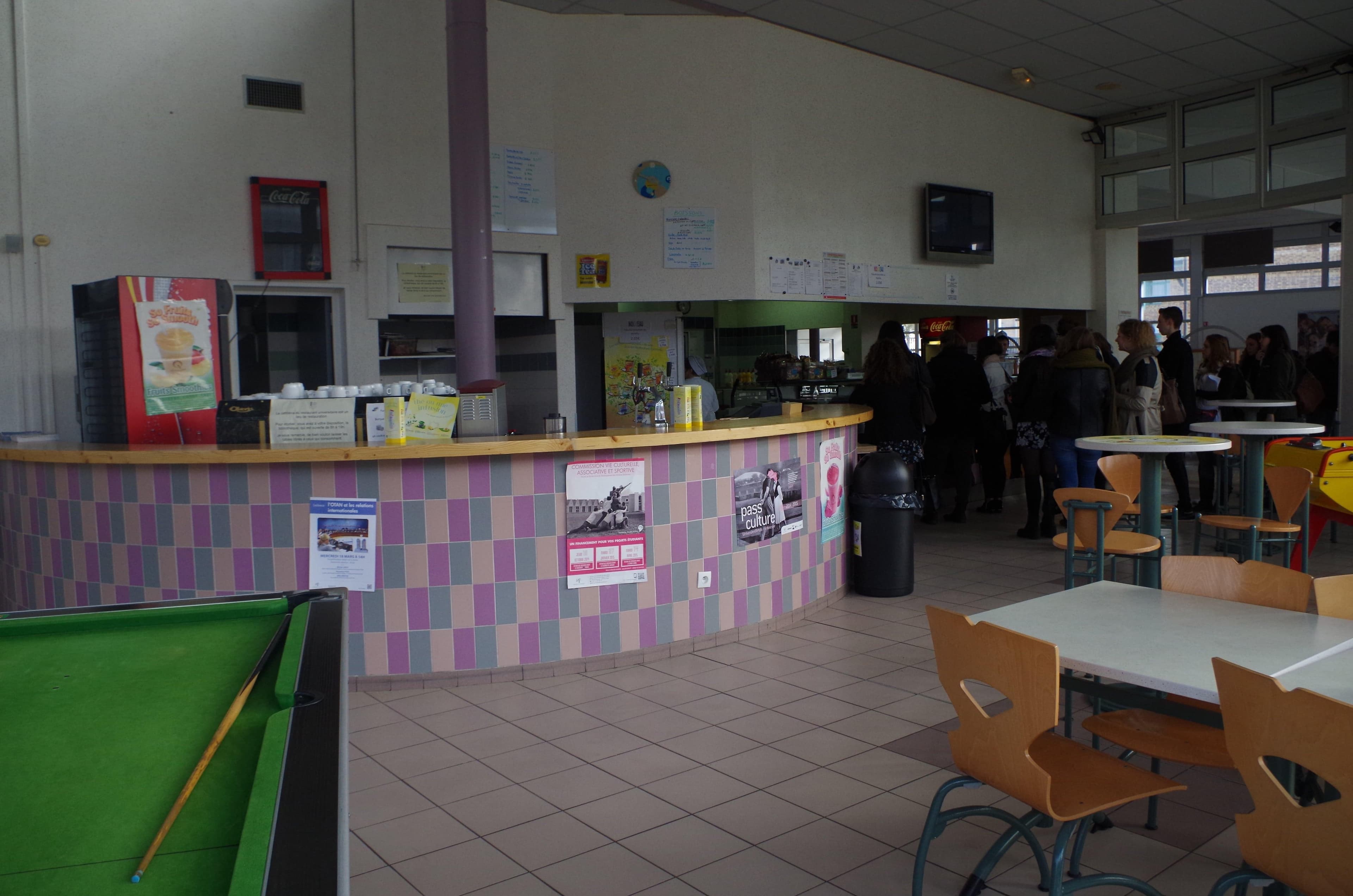 Cafétéria du r.u. d'arras
